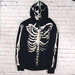 Black Skeleton Jacket size Medium from xxxrude